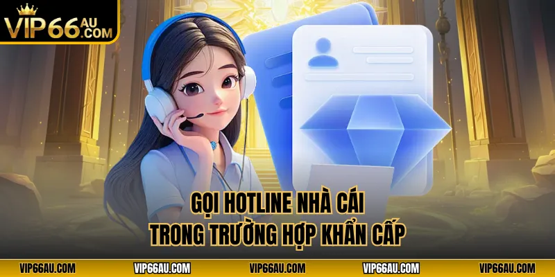 Gọi hotline nhà cái trong trường hợp khẩn cấp