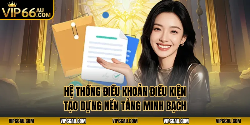 Hệ thống điều khoản điều kiện tạo dựng nền tảng minh bạch
