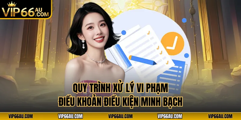 Quy trình xử lý vi phạm điều khoản điều kiện minh bạch